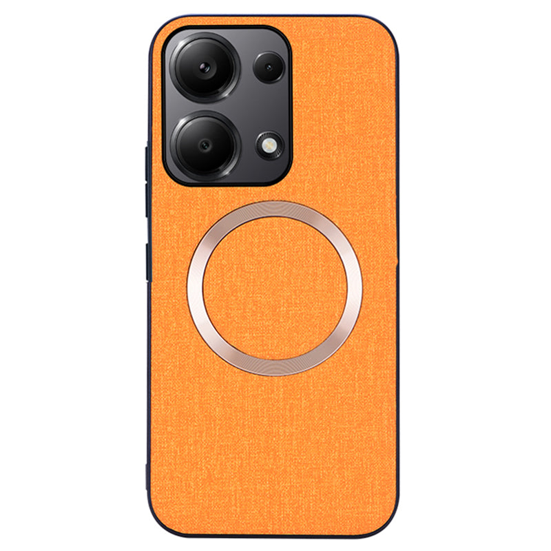 For Xiaomi Redmi Note 13 Pro 4G / Poco M6 Pro 4G Case TPU+Cloth Phone Cover Compatible with MagSafe For Xiaomi Redmi Note 13 Pro 4G / Poco M6 Pro 4G Case TPU+Cloth Phone Cover Compatible with MagSafe